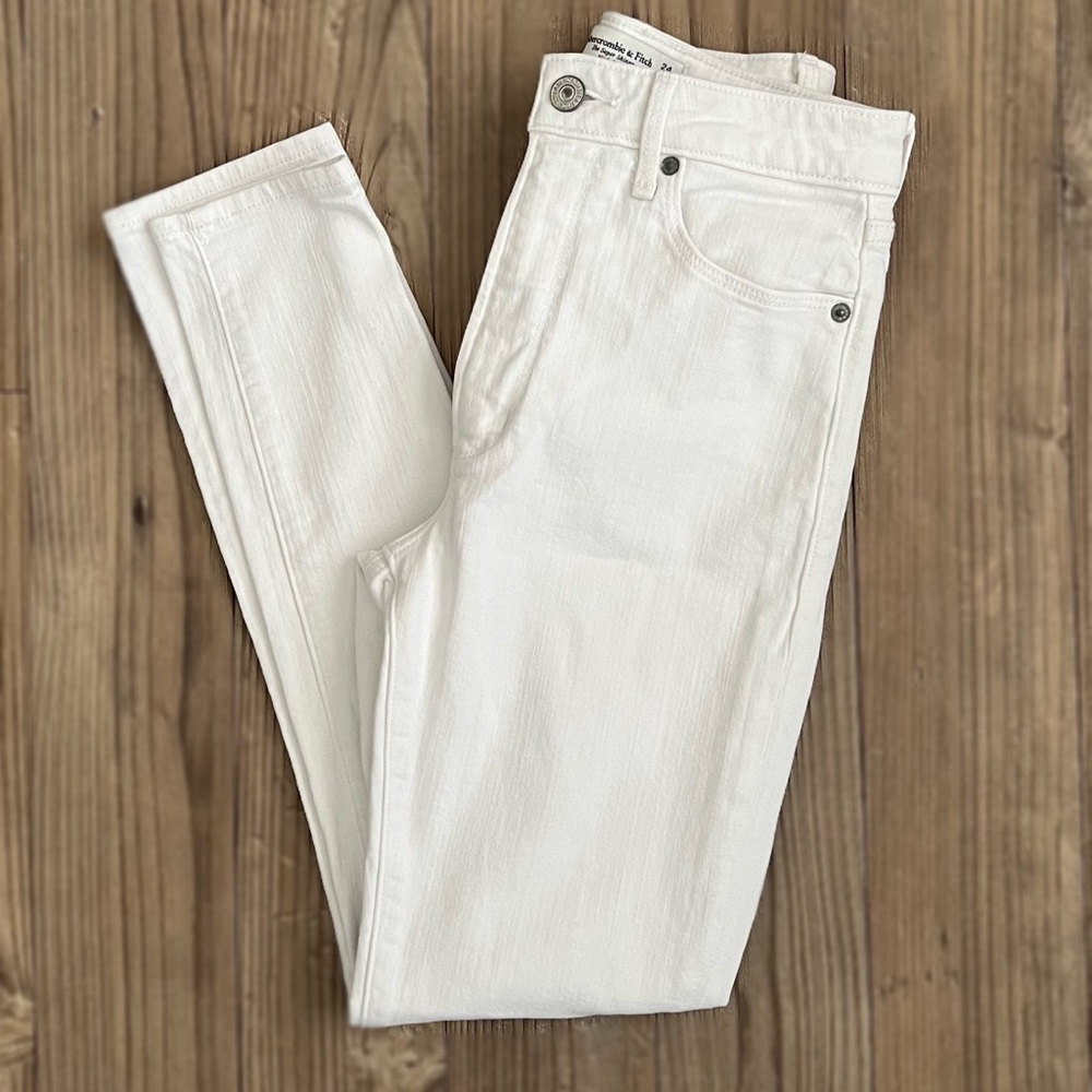 Abercrombie & Fitch Super Skinny High Rise Jeans
